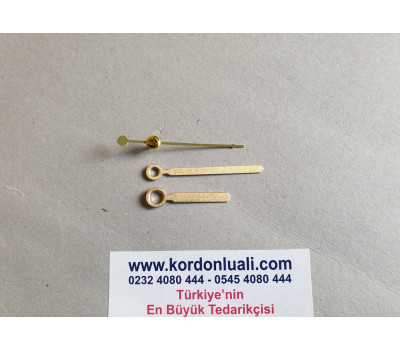 Akrep 3,5 cm Yelkovan 5 cm Metal Gold 100 Adet
