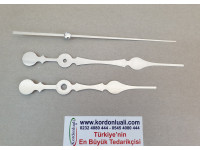 Akrep 13,8 cm Yelkovan 17 cm Metal Gümüş 100 Adet