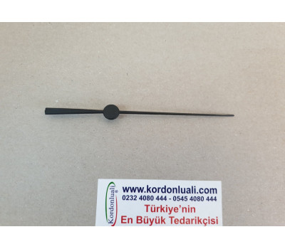 Saat Saniyesi 11,5 cm Plastik Siyah